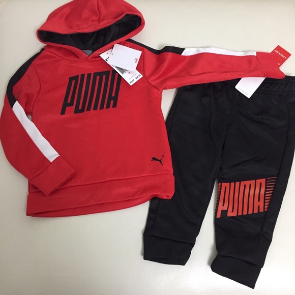 red puma outfit